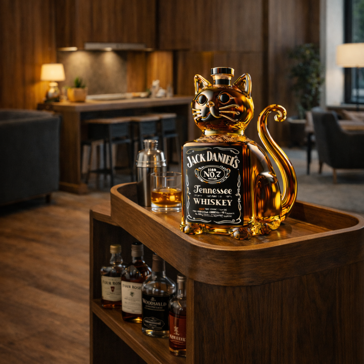 Láhev Whisky - Edice Kočka